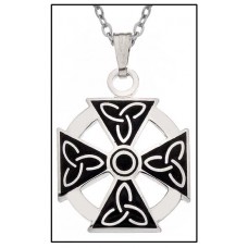 NECKLACE CELTIC CROSS + TRINITY